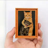 Funny Cat Fridge Magnet – Silly Cat Fight Decoration for Kitchens
