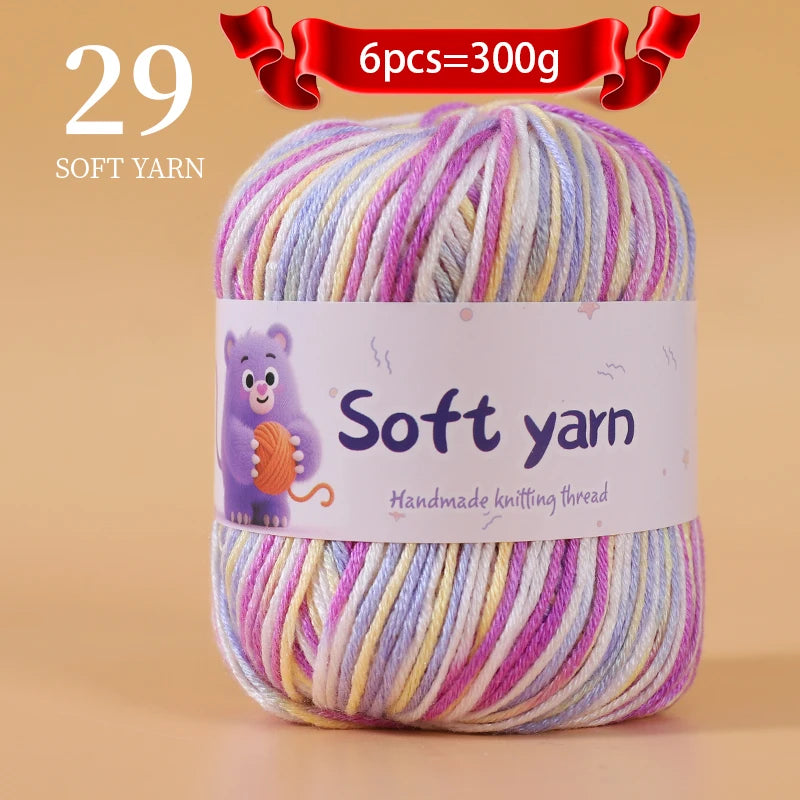 Soft Acrylic Yarn Balls for Knitting – 300g