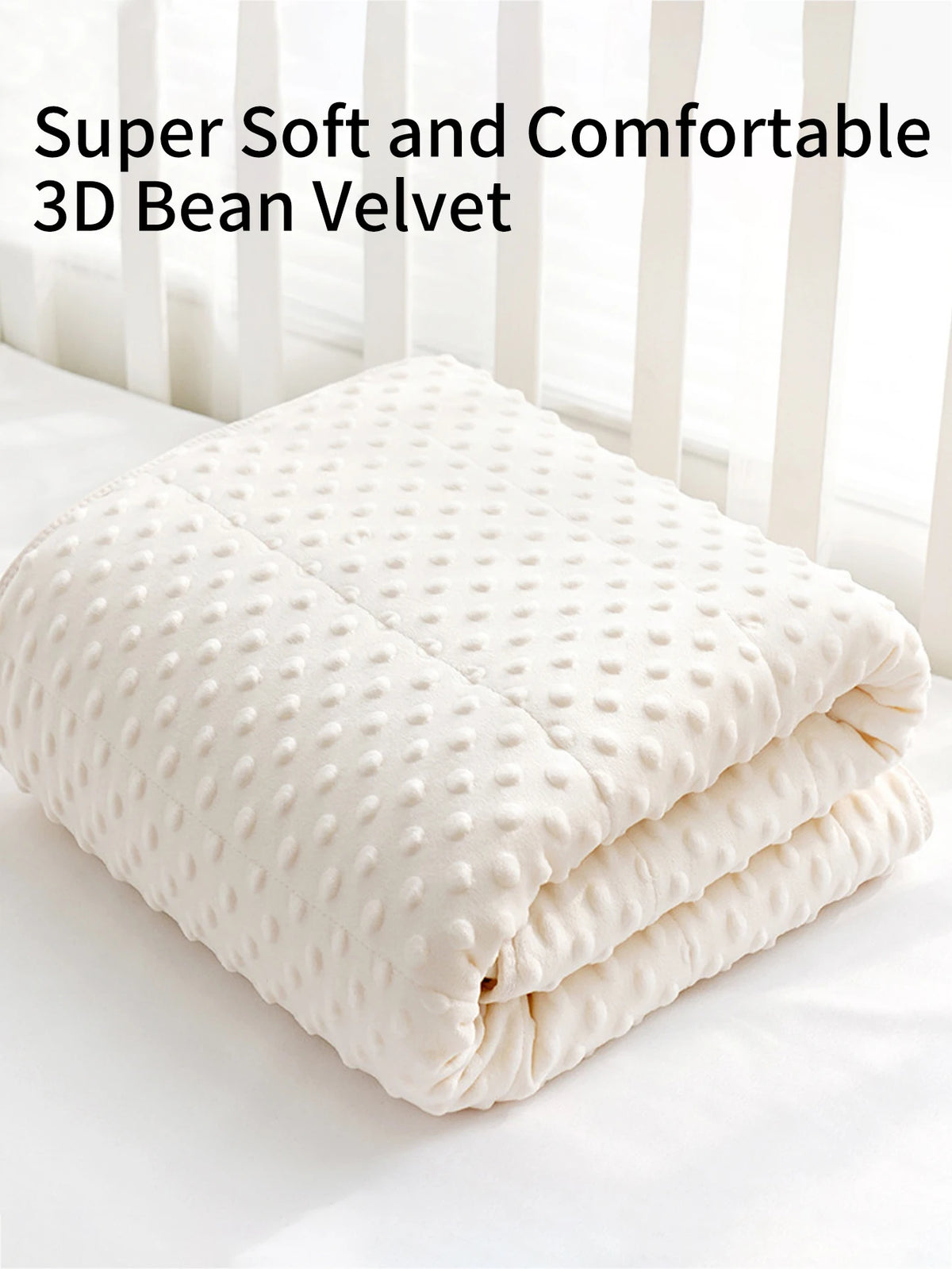 Baby Beanie Blanket – Cozy 3D Fleece Hat and Blanket for Infants and Toddlers