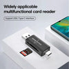 2-in-1 USB-C & USB-A SD/TF Card Reader