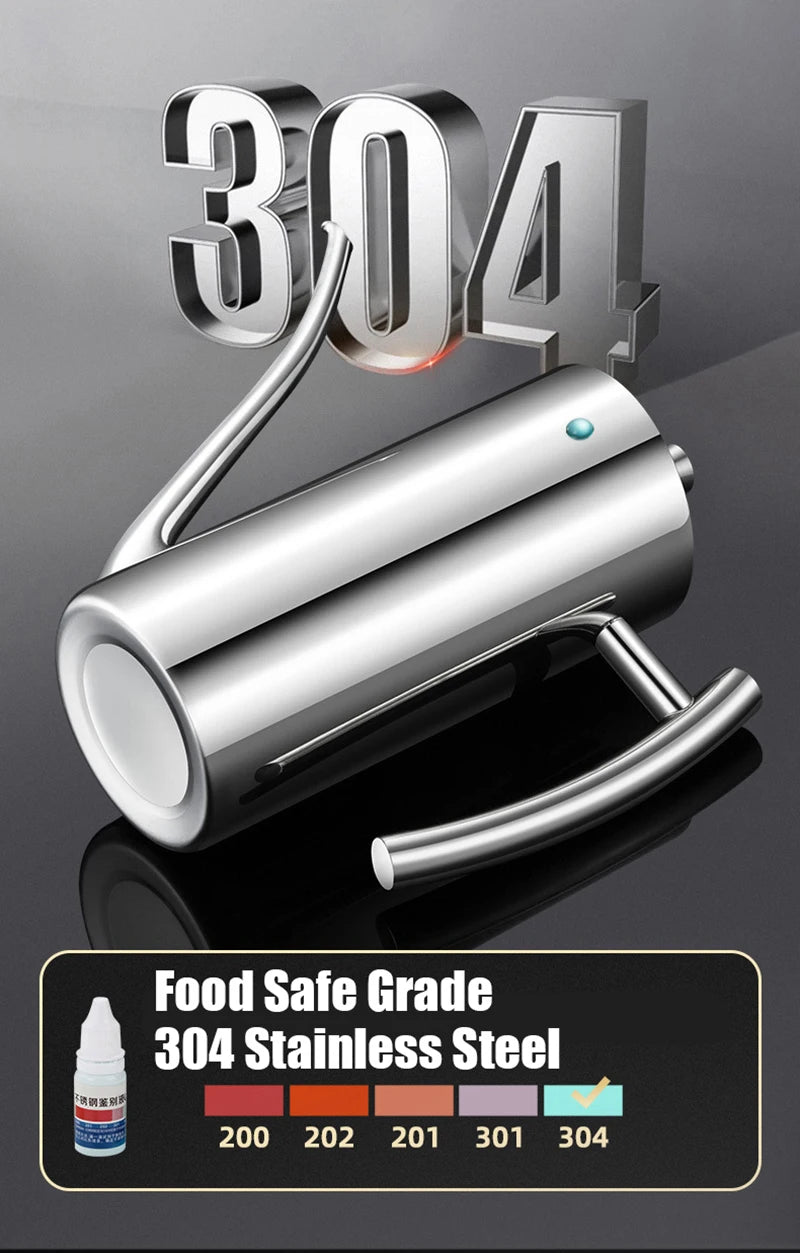 Stainless Steel Oil & Vinegar Dispenser Bottle