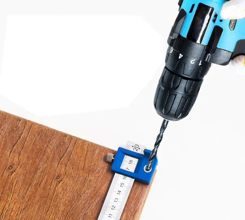 Cabinet Hardware Installation Jig with Adjustable Drill Guide