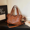 Rivet Punk Large Capacity Tote Bag with Adjustable Crossbody Strap
