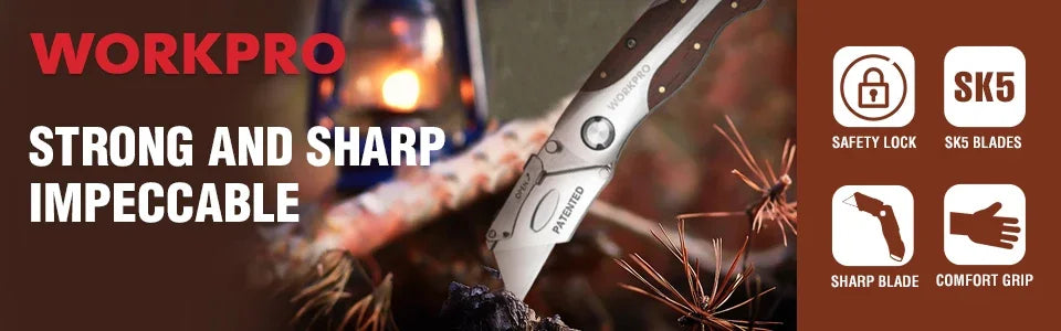 SK5 Steel Utility Knife Blades (T-Shaped, Heavy-Duty)