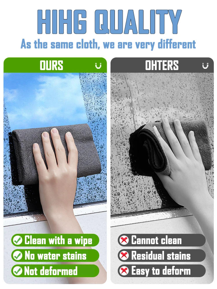 Reusable Microfiber Glass Cleaning Cloth