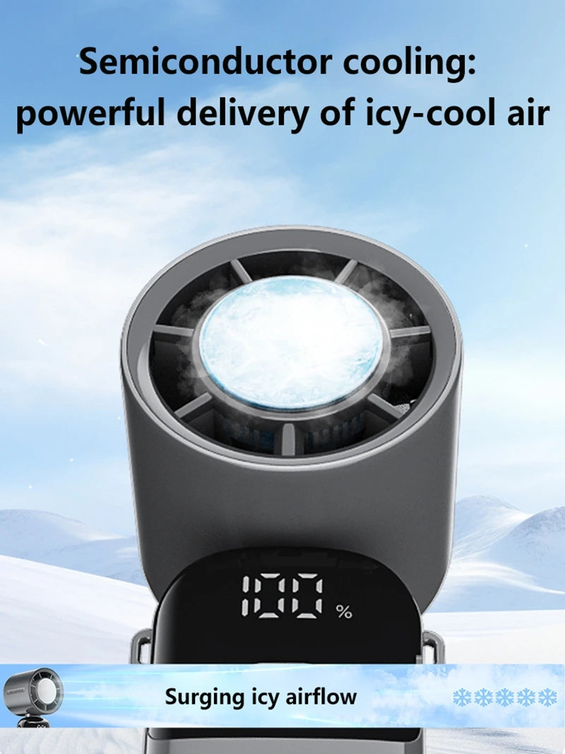Portable Foldable Handheld Fan with 100 Speed Levels