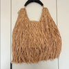 Bohemian Fringe Straw Tote Bag
