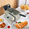4L Electric Deep Fryer with Oil Filtration Basket