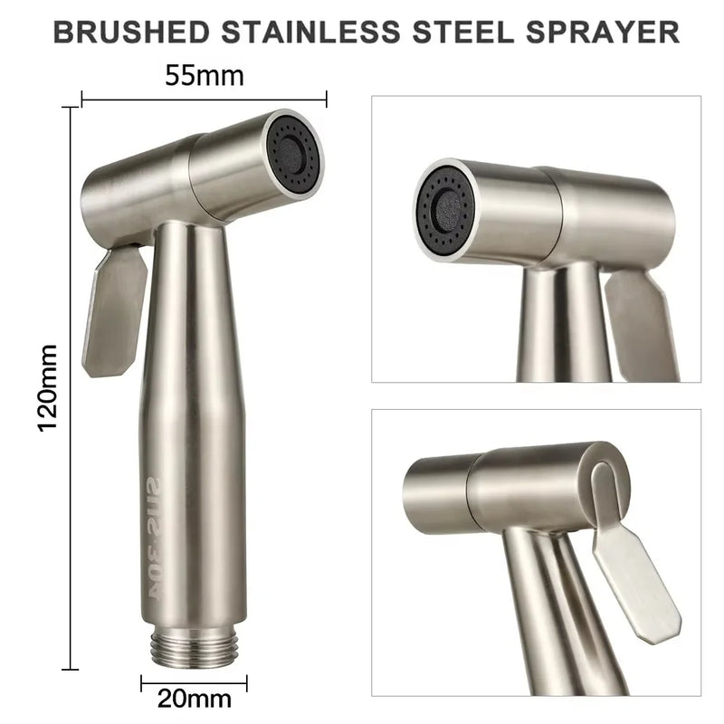 Edelstahl-Handbidet-Sprüher