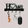 House-Shaped Wall Key Holder with Hooks