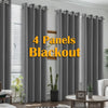Blackout Curtains with Grommets – Thermal Insulated & Noise Reducing