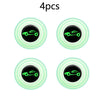Set of four universal car trunk sound insulation pads or shock-absorbing door cushions.