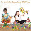 Snowflake Interlocking Building Blocks for Creative Play