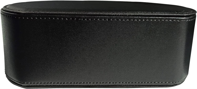 PU Leather Remote Control Organizer with 5 Compartments