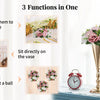 Set of 6 Silk Rose Flower Balls for Wedding & Event Decor