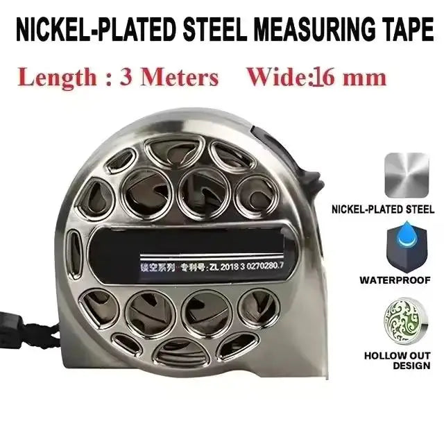 Heavy-Duty Steel Tape Measure with Corrosion-Resistant Finish