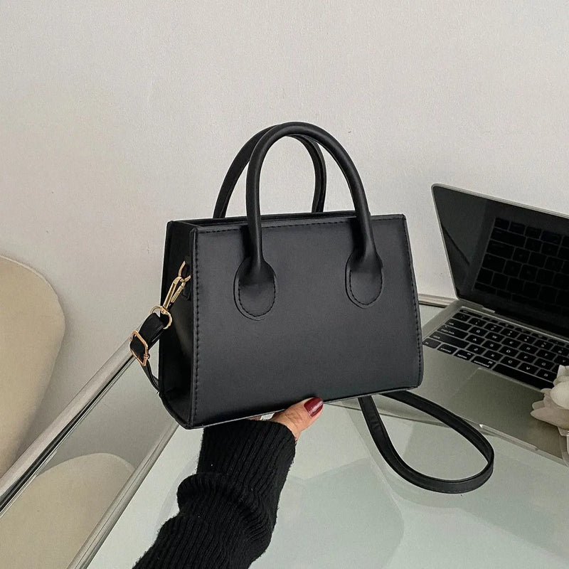 Klassische PU-Leder Crossbody-Tasche