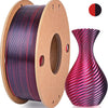 Dual & Tri-Color Silk PLA Filament for 3D Printing