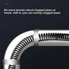 Flexible Drain Cleaning Snake with Drill Adapter