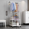 Space-Saving Multi-Use Coat Rack with Storage Shelf