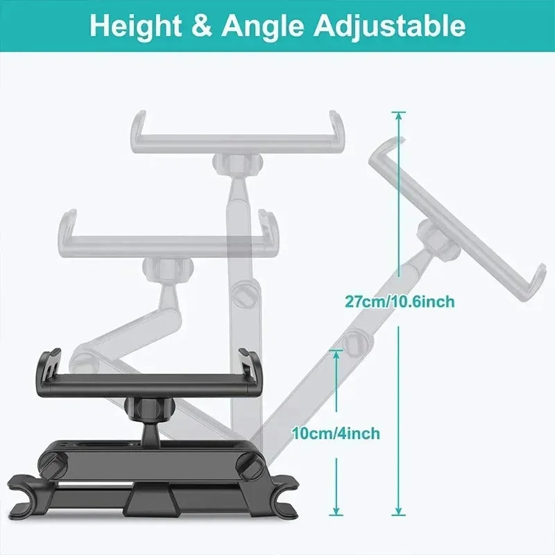 360° Universal Car Headrest Tablet &amp; Phone Mount