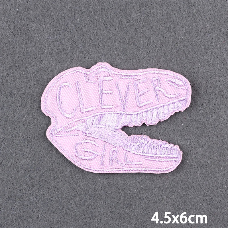 Encouraging Embroidery Iron-On Patches for Clothing and Accessories