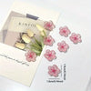 Pink Cherry Blossom Fridge Magnets (Set of 10)