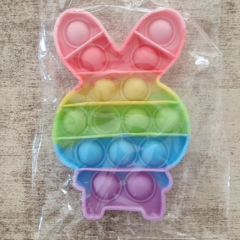 Rainbow Pop-It Fidget Board - Sensory Stress Relief Toy