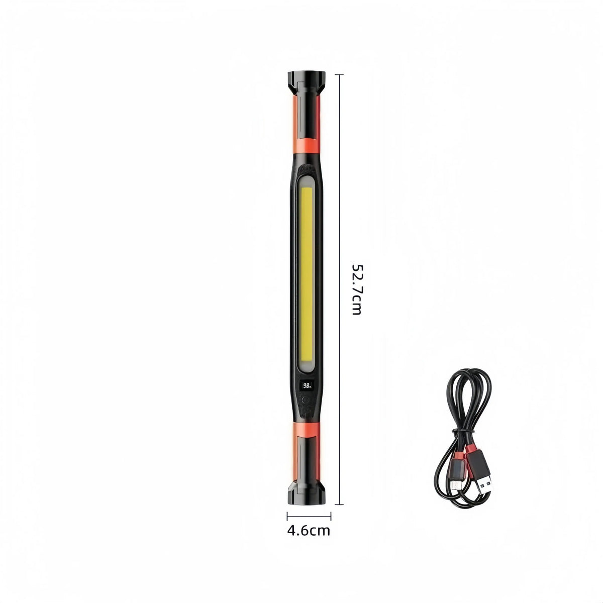 Rechargeable LED Work Light with Magnetic Base and Hooks