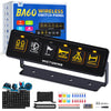 Wireless 4-Gang Switch Panel for 12V/24V Vehicles