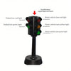 Kids Traffic Light Toy with Mini Road Signs
