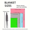 Spooky Halloween Flannel Throw Blanket with Witch Silhouette Design