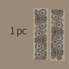 Silver Foil Decorative Lace Tape for Journaling & Scrapbooking
