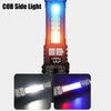 Rechargeable LED Flashlight with LCD Display and Zoom