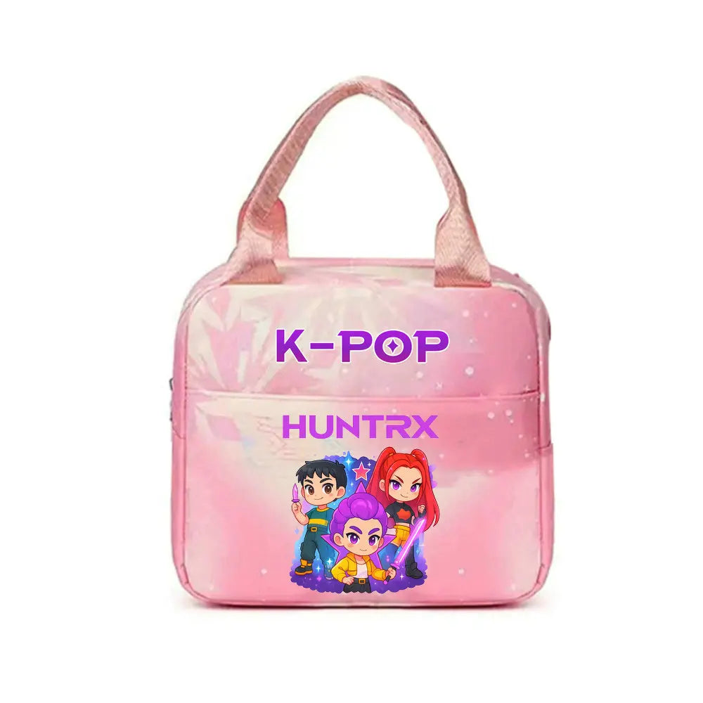 KPop Demon Hunters Insulated Lunch Bag with Shoulder Strap