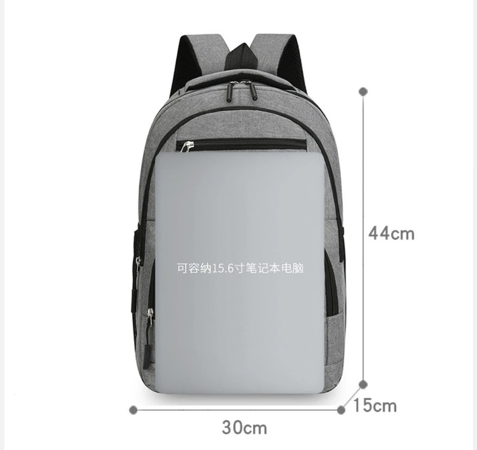 Versatile Commuter Backpack for Men – Lightweight with 15" Laptop Compartment