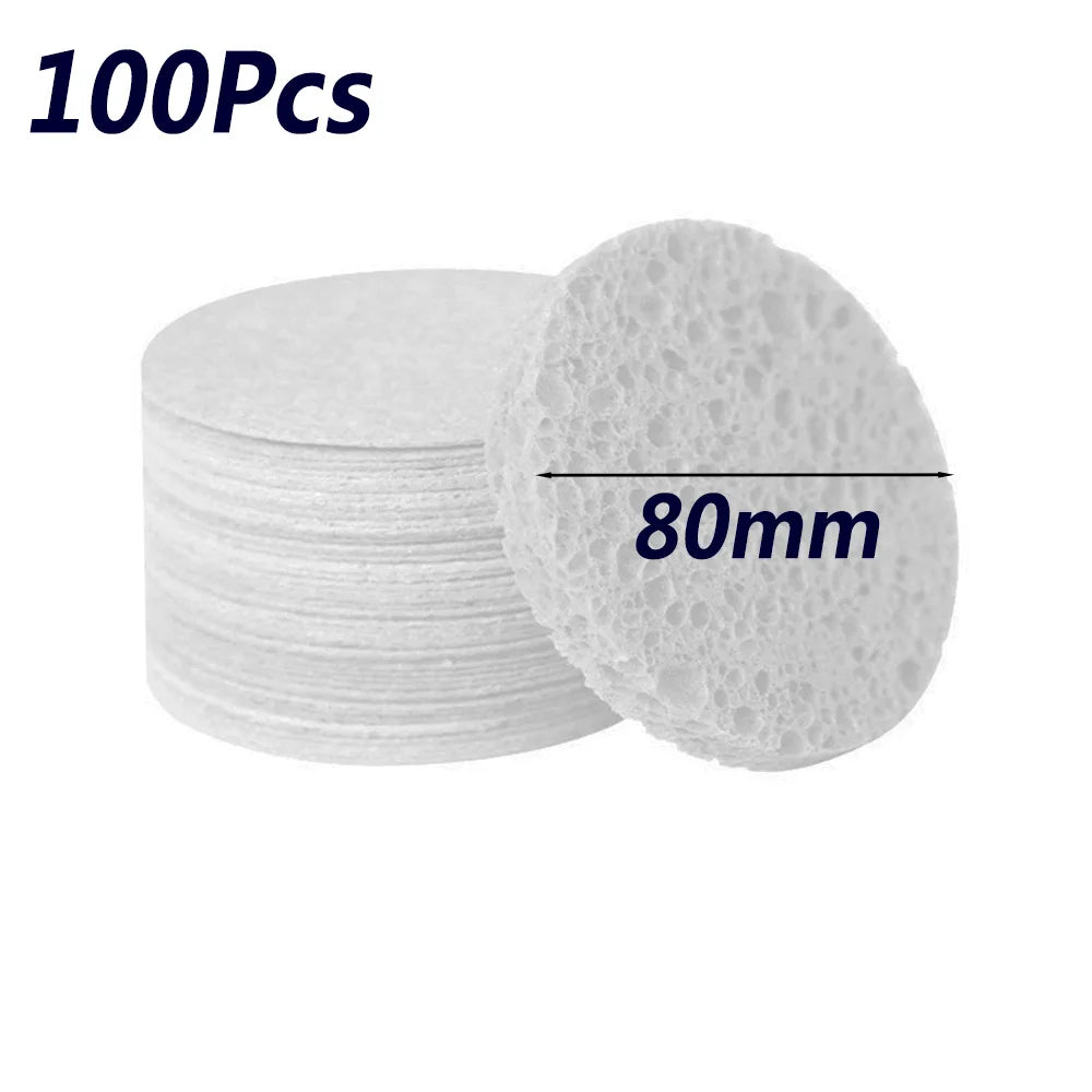 A stack of white 3D puffy texture painting paper, showing a single sheet measuring 80mm.