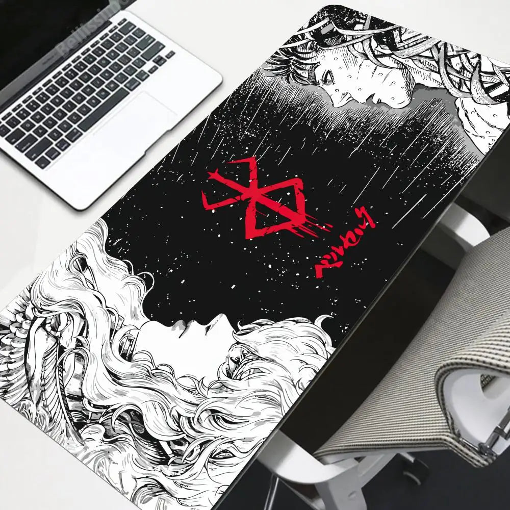 Berserk Anime XXL Gaming Mouse Pad with Non-Slip Rubber Base
