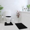 Plush Chenille Bathroom Rug Set with Non-Slip Backing