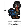 Quirky Animal Applique Patches with Hook and Loop Backing
