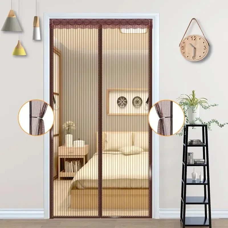 Heavy Duty Magnetic Screen Door with Auto-Close Strips