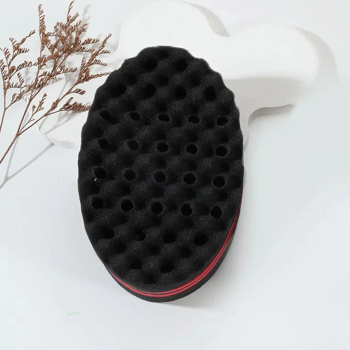 Professional Curl Defining Sponge Brush for Natural Hair