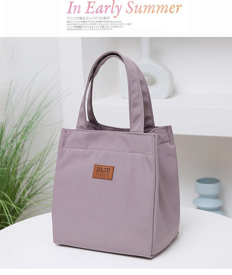 Insulated Lunch Bag with Top Handle for Work