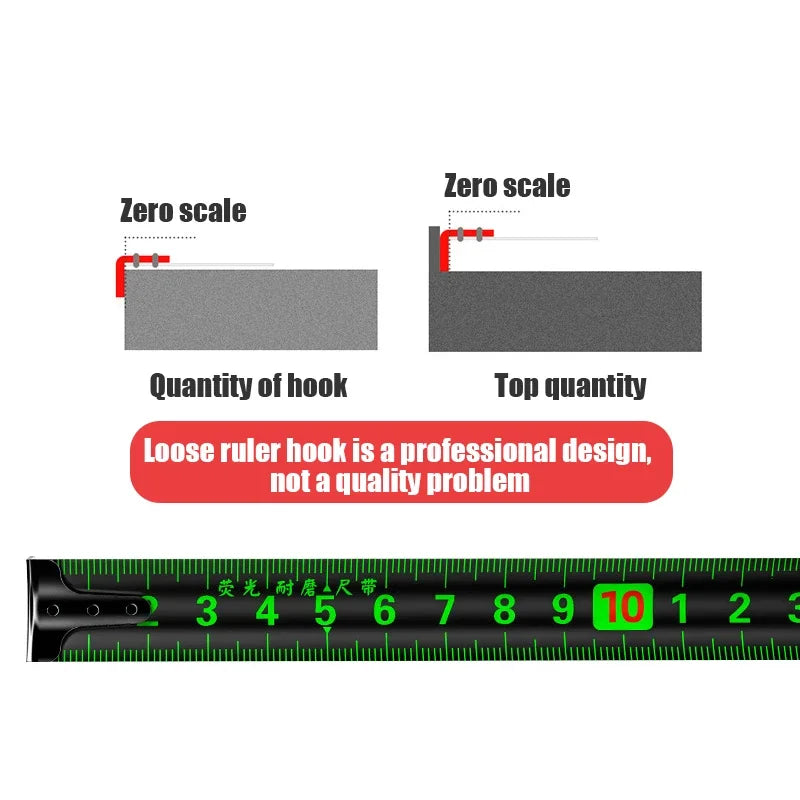 Stainless Steel Retractable Tape Measure – Anti-Corrosion, Easy-Read, Ideal for Woodworking