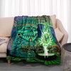 Manta de Lana Fleece con Estampado Tiki Bar Aloha