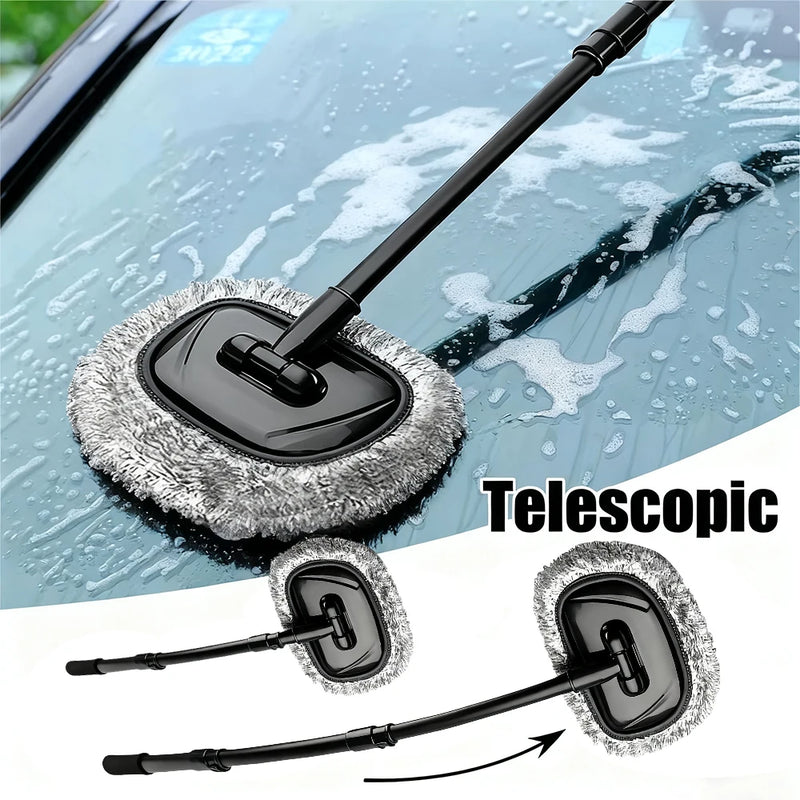 Telescoping Car Wash Mop with Rotating Head