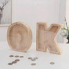 Wooden Alphabet Piggy Bank – Educational Coin Savings Box