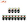 A set of 12 color-coded tire pressure indicator valve caps in various colors.