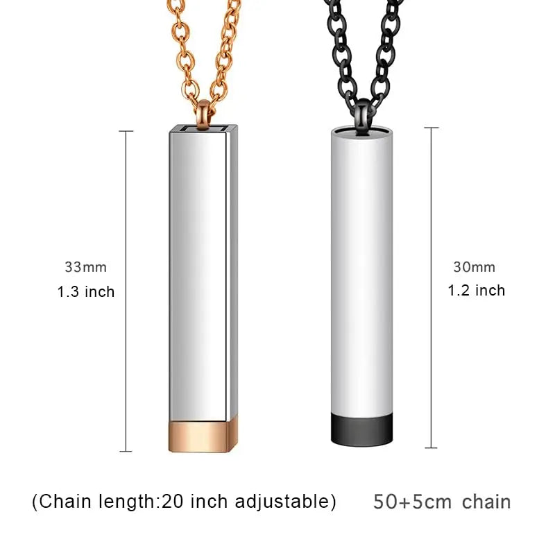 Hidden Message Slide Bar Necklace