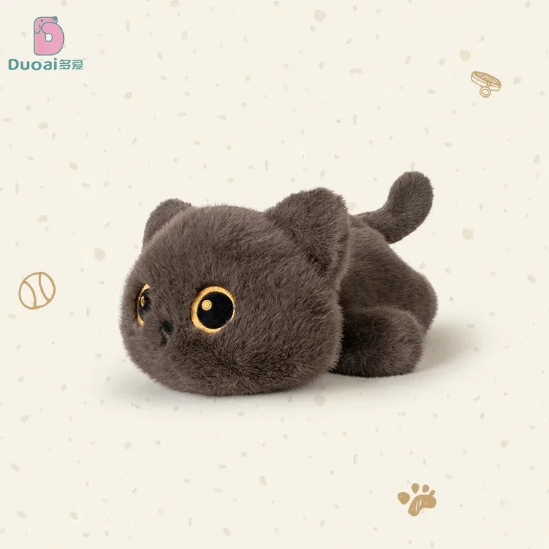 Adorable Siamese Cat Plush Keychain Pendant
